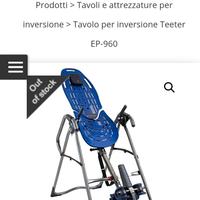 Tavola da inversione  Teeter