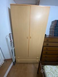 Armadio 2 ante piu 2 cassettoni
