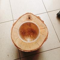 vaso in legno 