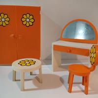 Raro Set Mobili Barbie Vintage Anni '70