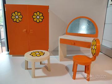 Raro Set Mobili Barbie Vintage Anni '70