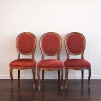 3 SEDIE A MEDAGLIONE LUIGI FILIPPO