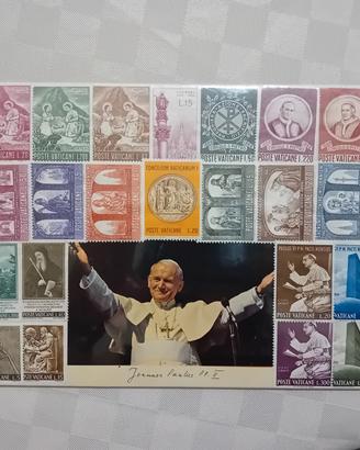 serie intere francobolli del Vaticano