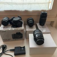 Canon Eos 200d + accessori e obiettivi