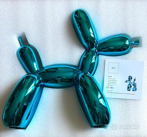 Jeff Koons Balloon Dog 47x42x13cm COA originale