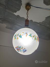 lampadario in vetro 