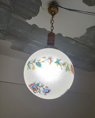 lampadario in vetro 