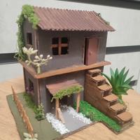 DIY miniature casetta
