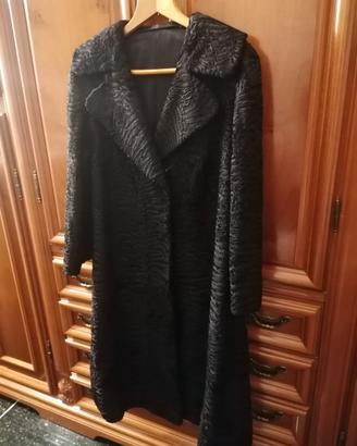 Pelliccia Astrakan sartoriale taglia 48/50