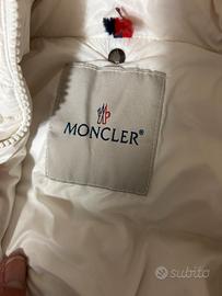 Piumino bimba Moncler bianco