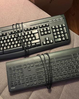 Lotto 2 tastiere e mouse USB