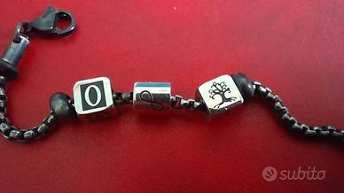 Stroili Bracciale Essential Code Acciaio Nero