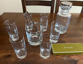Christofle servizio 6 bicchieri tumbler