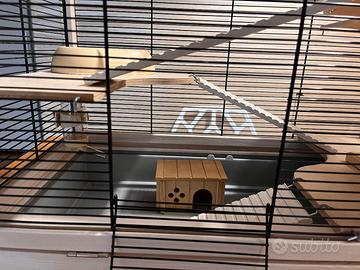 Gabbia per roditori e accessori