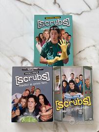 Dvd stagioni 1-3 di SCRUBS in ITA, ENG, ESP, DEU