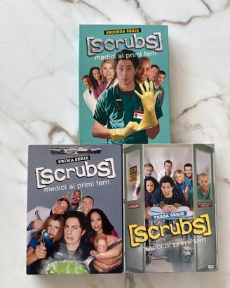 Dvd stagioni 1-3 di SCRUBS in ITA, ENG, ESP, DEU