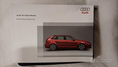 Manuale manutenzione Audi A3 Sportback 
