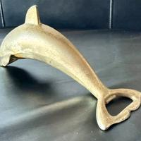 Apribottiglie vintage delfino dorato