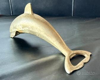 Apribottiglie vintage delfino dorato