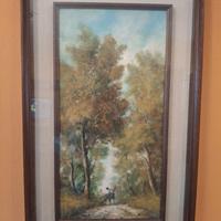 Renato Noccioli paesaggio toscano olio certificato