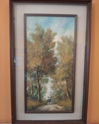 Renato Noccioli paesaggio toscano olio certificato