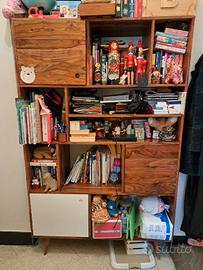 libreria Maison du monde in legno massello