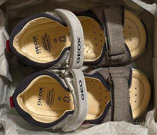 Scarpe bimbo Geox tg.22 Tapuz nappa+suede