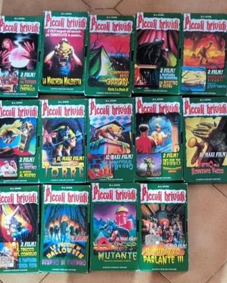 Videocassette VHS piccoli brividi 1-19 completa