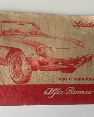Libretto Uso e Manutenzione  Alfa Romeo Spider