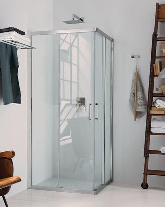 6pz *NUOVI* BOX DOCCIA 90°  INDA NEW CLAIRE VETRO