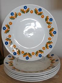 Richard Ginori Mondovì 83 Hand Painted Underglaze 