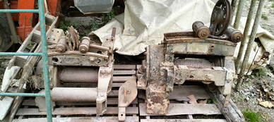 2 verricelli gru, porta bobina m35 m39 m543 om6600