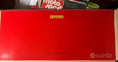 Calendario ufficiale Ferrari 1999.
