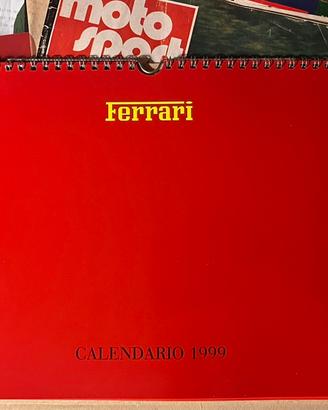 Calendario ufficiale Ferrari 1999.