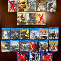 Vari giochi ps4