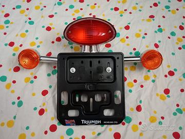 Portatarga+fanale e frecce per Triumph Bonneville 