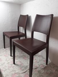 N.4 Sedie in ecopelle