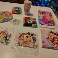 set compleanno principesse della Disney 