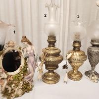 Lampade d’epoca e a petrolio elettrificate