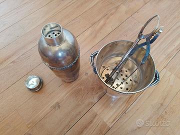 set cocktail argento