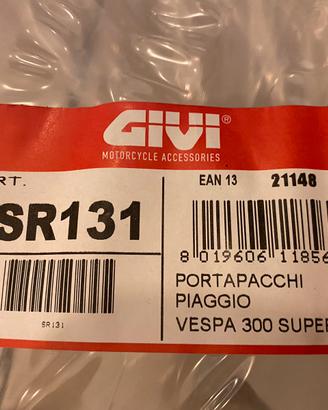 Portapacchi Vespa 300 Super Nuovo
