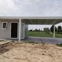 Casetta pvc e tettoia a zero manutenzione