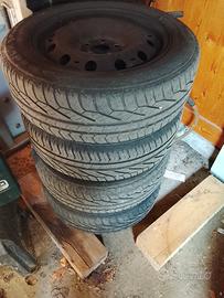 gomme e cerchi in lamiera per VW polo 