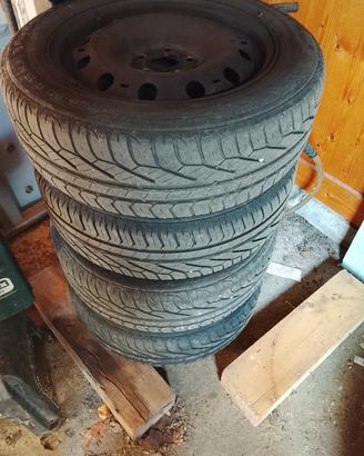 gomme e cerchi in lamiera per VW polo 