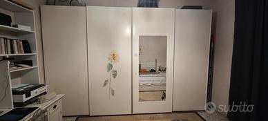 Armadio grande 4 ante scorrevoli 