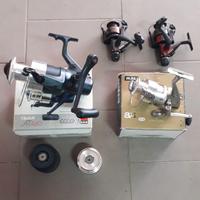 set mulinelli e canne da pesca