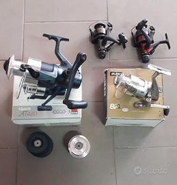 set mulinelli e canne da pesca