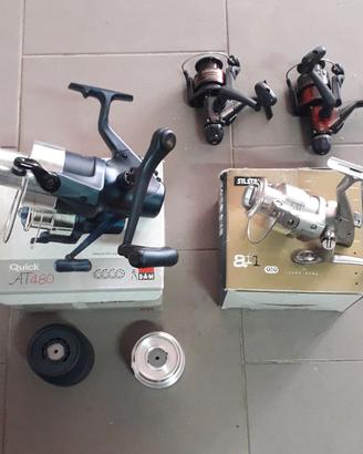 set mulinelli e canne da pesca