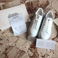 alexander mcqueen white and grey nuove