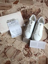alexander mcqueen white and grey nuove